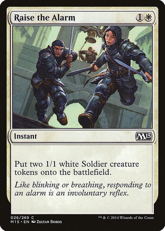 Raise the Alarm [Magic 2015] | Jomio and Rueliete's Cards and Comics