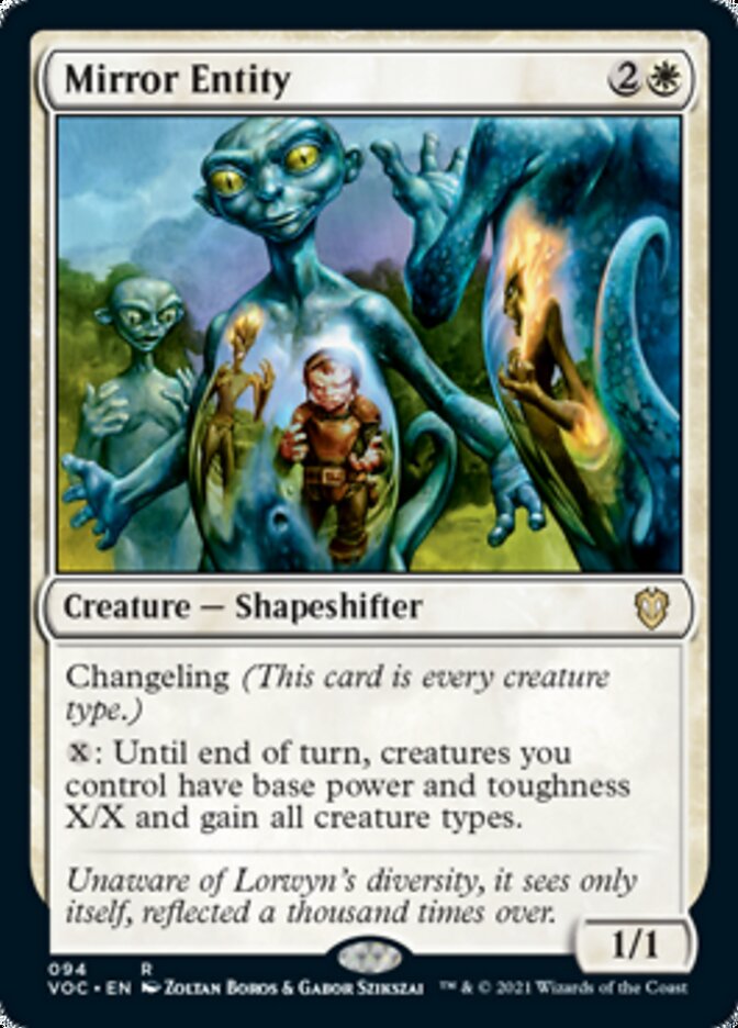 Mirror Entity [Innistrad: Crimson Vow Commander] | Jomio and Rueliete's Cards and Comics