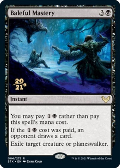 Baleful Mastery [Strixhaven: School of Mages Prerelease Promos] | Jomio and Rueliete's Cards and Comics