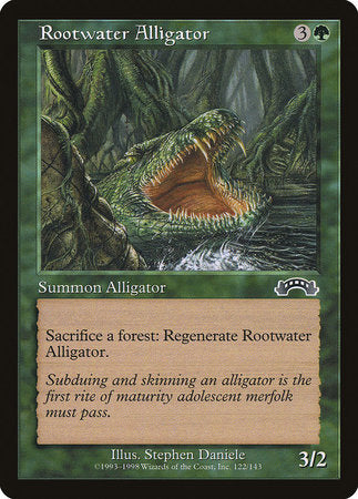 Rootwater Alligator [Exodus] | Jomio and Rueliete's Cards and Comics