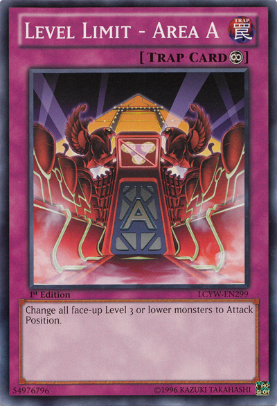 Level Limit - Area A [LCYW-EN299] Common | Jomio and Rueliete's Cards and Comics