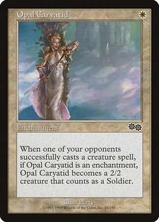 Opal Caryatid [Urza's Saga] | Jomio and Rueliete's Cards and Comics