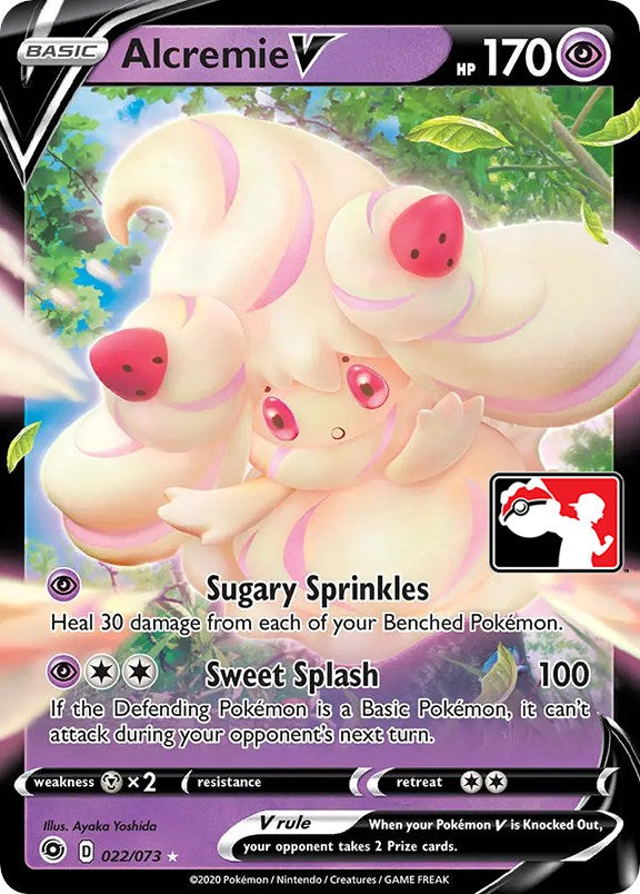 Alcremie V (22/73) [Prize Pack Series One] | Jomio and Rueliete's Cards and Comics
