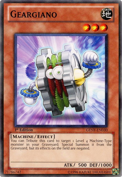 Geargiano [GENF-EN030] Common | Jomio and Rueliete's Cards and Comics