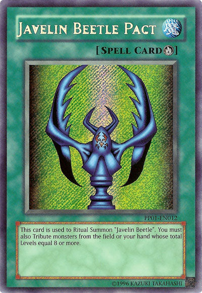 Javelin Beetle Pact [PP01-EN012] Secret Rare | Jomio and Rueliete's Cards and Comics