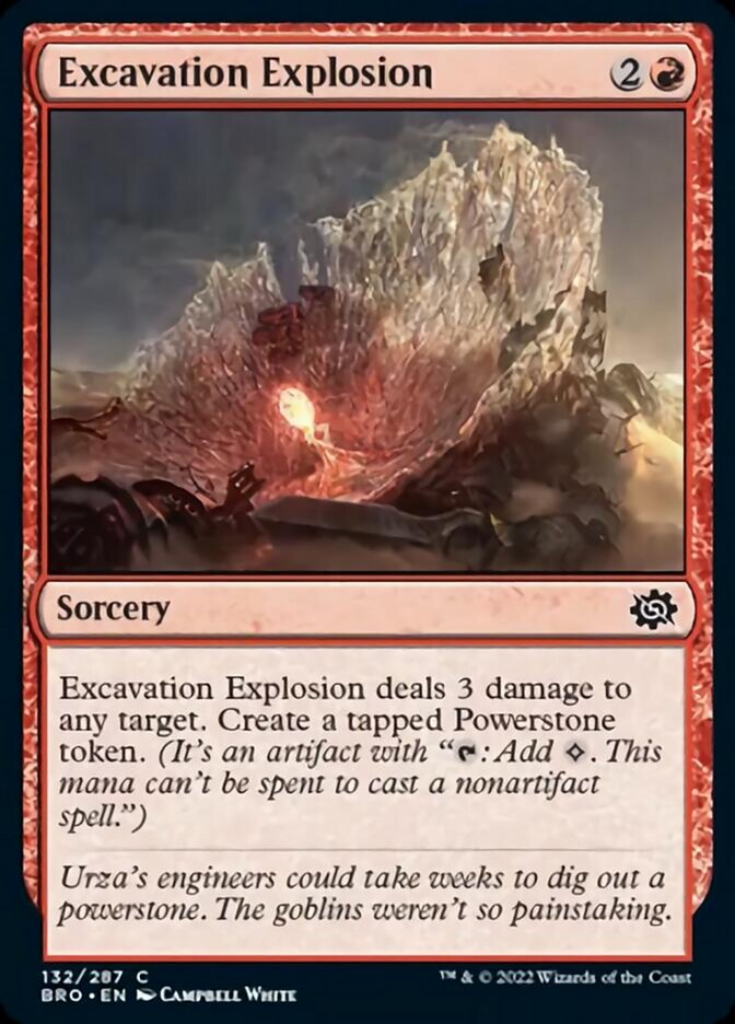 Excavation Explosion [The Brothers' War] | Jomio and Rueliete's Cards and Comics