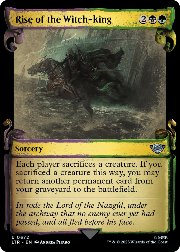 Rise of the Witch-king [The Lord of the Rings: Tales of Middle-Earth Showcase Scrolls] | Jomio and Rueliete's Cards and Comics