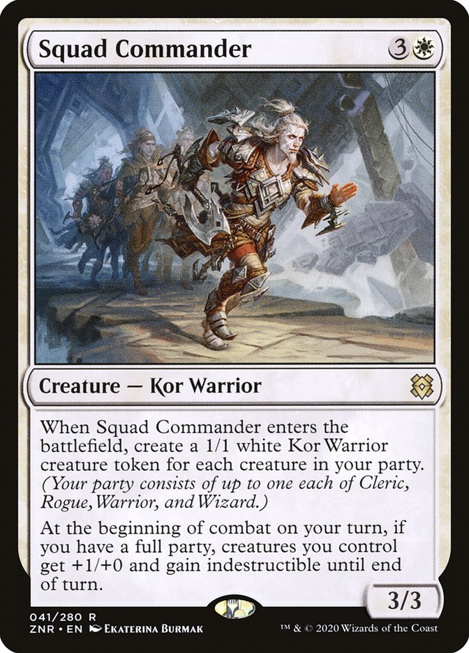 Squad Commander [Zendikar Rising] | Jomio and Rueliete's Cards and Comics