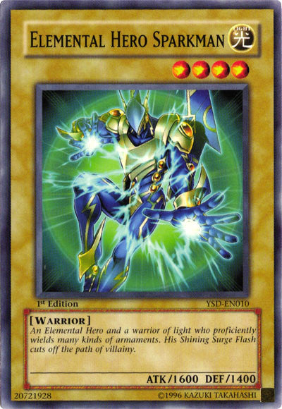 Elemental Hero Sparkman [YSD-EN010] Common | Jomio and Rueliete's Cards and Comics