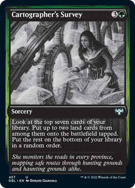 Cartographer's Survey [Innistrad: Double Feature] | Jomio and Rueliete's Cards and Comics