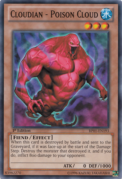 Cloudian - Poison Cloud [BP01-EN193] Common | Jomio and Rueliete's Cards and Comics