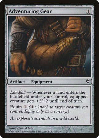 Adventuring Gear [Zendikar] | Jomio and Rueliete's Cards and Comics