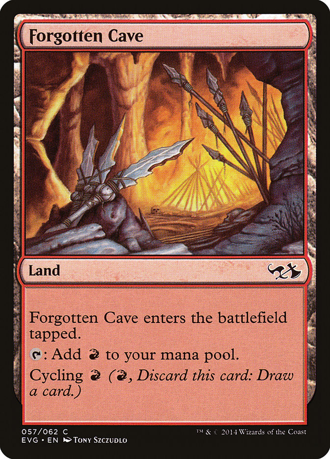 Forgotten Cave (Elves vs. Goblins) [Duel Decks Anthology] | Jomio and Rueliete's Cards and Comics
