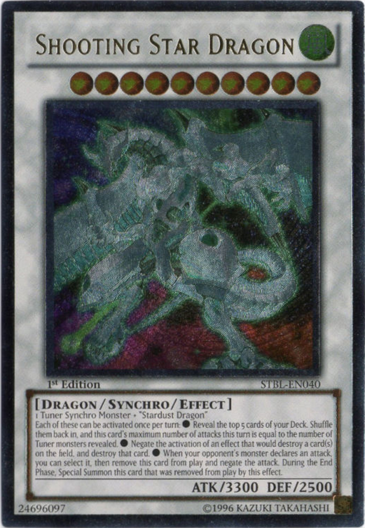 Shooting Star Dragon [STBL-EN040] Ghost Rare | Jomio and Rueliete's Cards and Comics