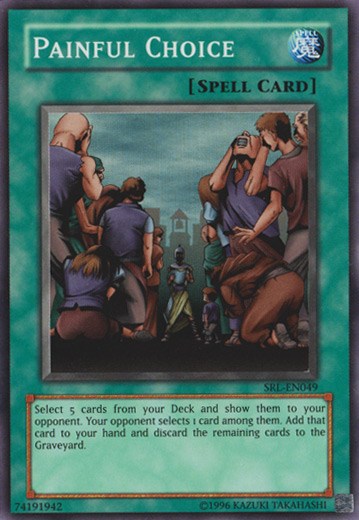 Painful Choice [SRL-EN049] Super Rare | Jomio and Rueliete's Cards and Comics