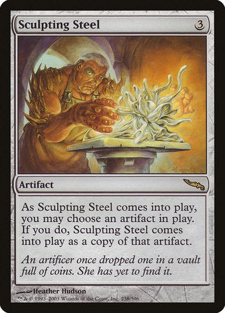 Sculpting Steel [Mirrodin] | Jomio and Rueliete's Cards and Comics