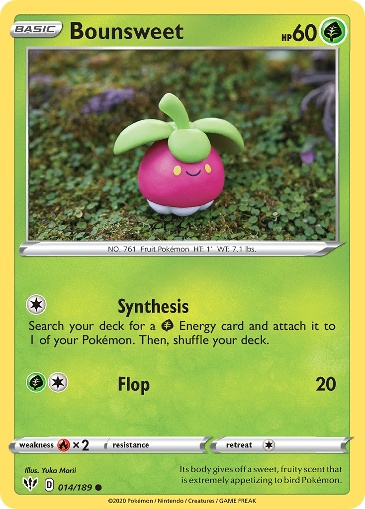 Bounsweet (014/189) [Sword & Shield: Darkness Ablaze] | Jomio and Rueliete's Cards and Comics