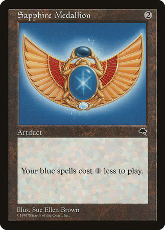 Sapphire Medallion [Tempest] | Jomio and Rueliete's Cards and Comics