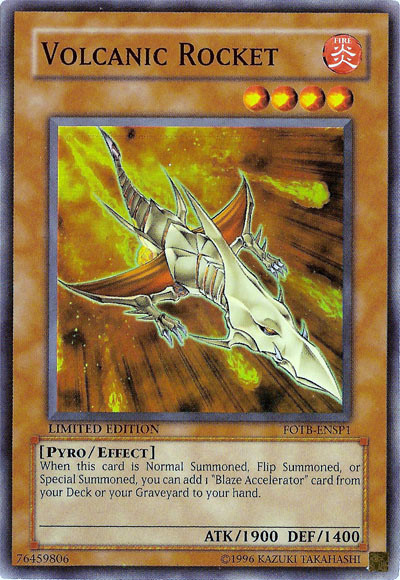 Volcanic Rocket [FOTB-ENSP1] Super Rare | Jomio and Rueliete's Cards and Comics
