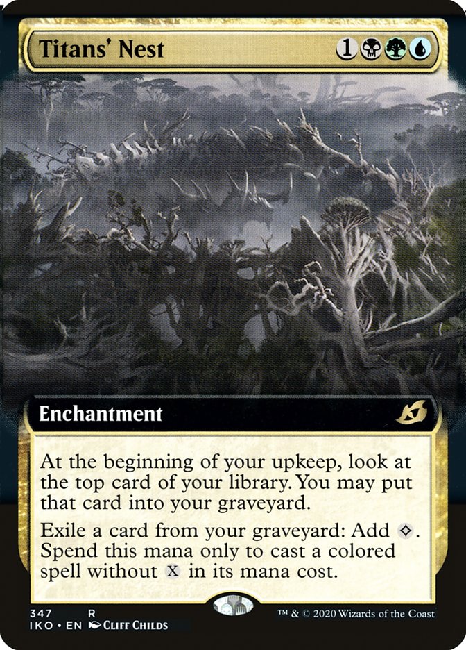 Titans' Nest (Extended Art) [Ikoria: Lair of Behemoths] | Jomio and Rueliete's Cards and Comics