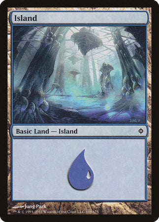 Island (169) [New Phyrexia] | Jomio and Rueliete's Cards and Comics