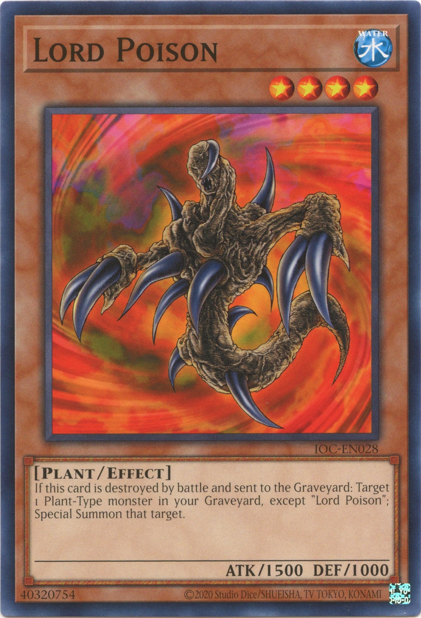 Lord Poison (25th Anniversary) [IOC-EN028] Common | Jomio and Rueliete's Cards and Comics