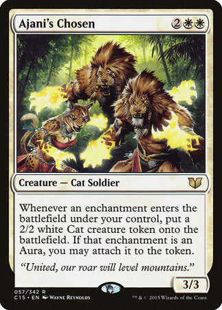 Ajani's Chosen [Commander 2015] | Jomio and Rueliete's Cards and Comics