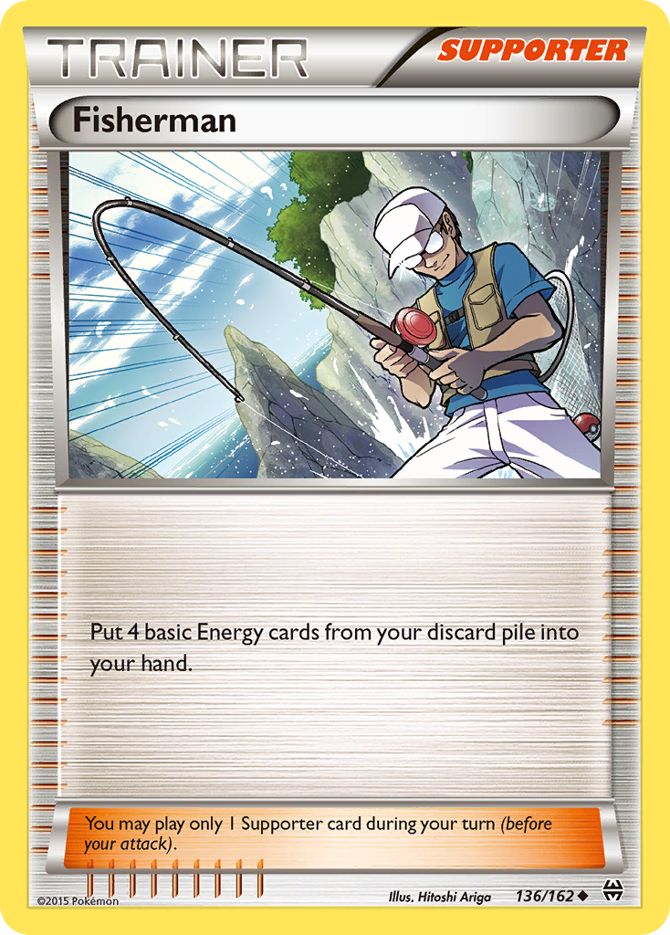 Fisherman (136/162) [XY: BREAKthrough] | Jomio and Rueliete's Cards and Comics