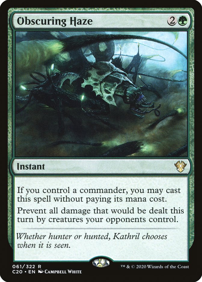 Obscuring Haze [Commander 2020] | Jomio and Rueliete's Cards and Comics