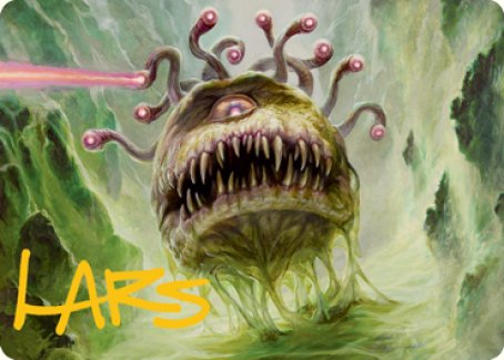 Beholder Art Card (Gold-Stamped Signature) [Dungeons & Dragons: Adventures in the Forgotten Realms Art Series] | Jomio and Rueliete's Cards and Comics