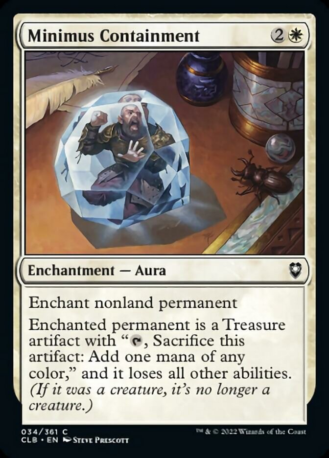 Minimus Containment [Commander Legends: Battle for Baldur's Gate] | Jomio and Rueliete's Cards and Comics