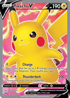 Pikachu V (170/185) [Sword & Shield: Vivid Voltage] | Jomio and Rueliete's Cards and Comics