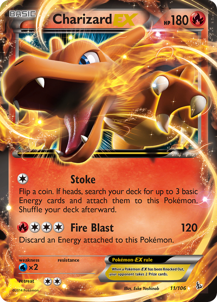 Charizard EX (11/106) [XY: Flashfire] | Jomio and Rueliete's Cards and Comics