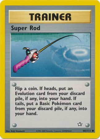 Super Rod (103/111) [Neo Genesis Unlimited] | Jomio and Rueliete's Cards and Comics