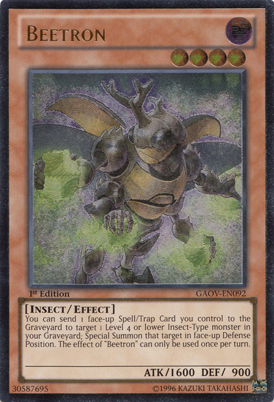 Beetron (UTR) [GAOV-EN092] Ultimate Rare | Jomio and Rueliete's Cards and Comics