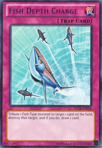 Fish Depth Charge (Purple) [DL14-EN018] Rare | Jomio and Rueliete's Cards and Comics