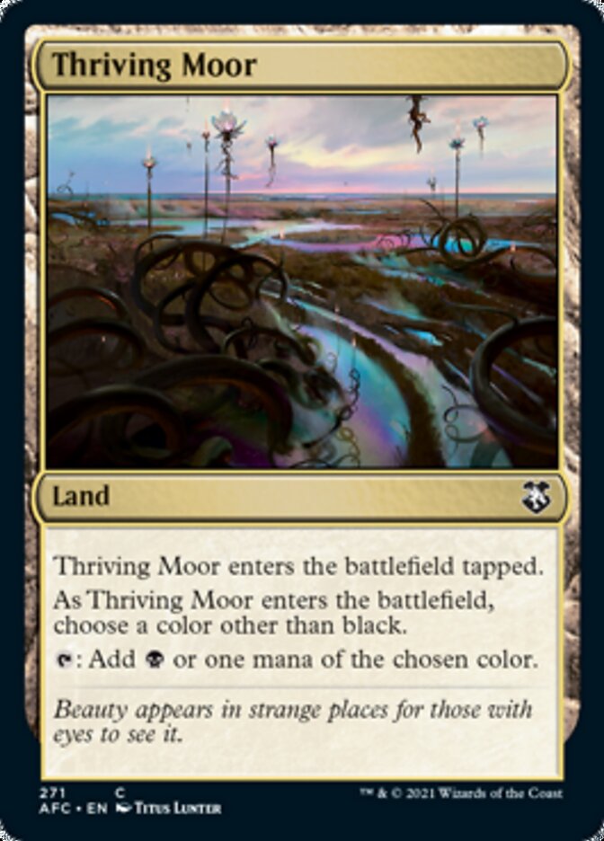 Thriving Moor [Dungeons & Dragons: Adventures in the Forgotten Realms Commander] | Jomio and Rueliete's Cards and Comics