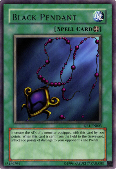 Black Pendant [DB1-EN003] Rare | Jomio and Rueliete's Cards and Comics