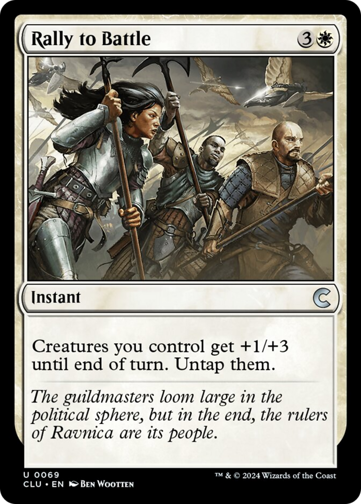 Rally to Battle [Ravnica: Clue Edition] | Jomio and Rueliete's Cards and Comics