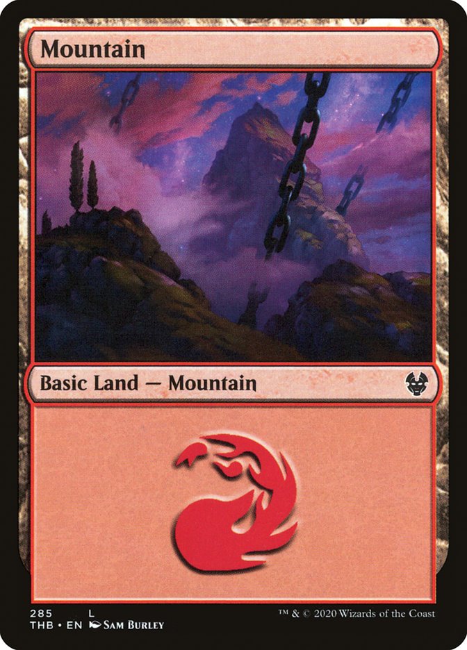 Mountain (285) [Theros Beyond Death] | Jomio and Rueliete's Cards and Comics