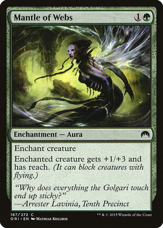 Mantle of Webs [Magic Origins] | Jomio and Rueliete's Cards and Comics