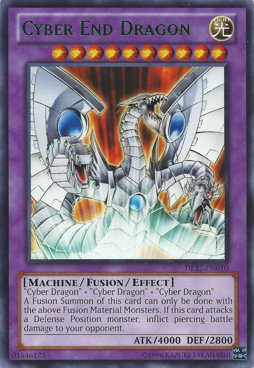 Cyber End Dragon (Green) [DL17-EN010] Rare | Jomio and Rueliete's Cards and Comics