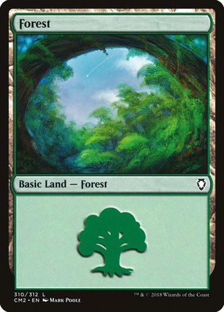 Forest (310) [Commander Anthology Volume II] | Jomio and Rueliete's Cards and Comics