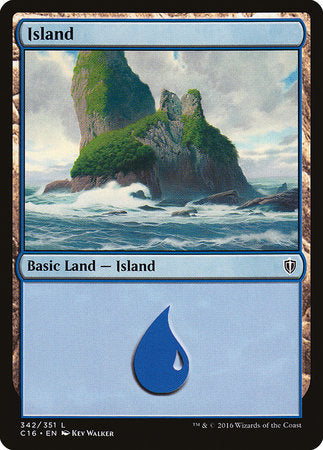 Island (342) [Commander 2016] | Jomio and Rueliete's Cards and Comics