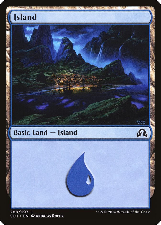 Island (288) [Shadows over Innistrad] | Jomio and Rueliete's Cards and Comics