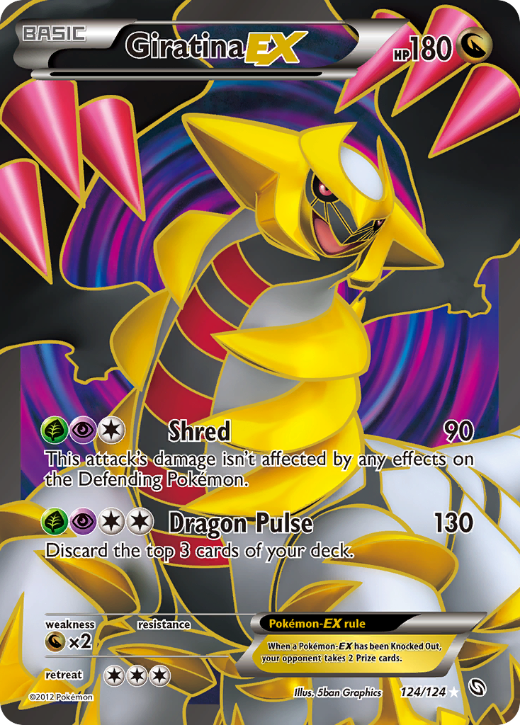 Giratina EX (124/124) [Black & White: Dragons Exalted] | Jomio and Rueliete's Cards and Comics