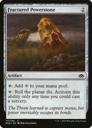 Fractured Powerstone [Planechase Anthology] | Jomio and Rueliete's Cards and Comics