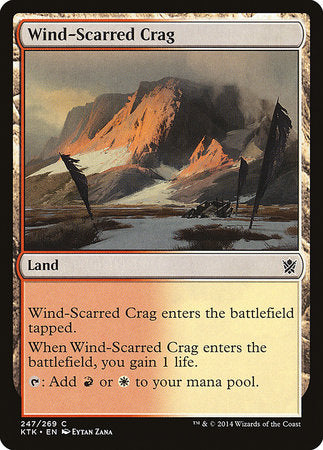 Wind-Scarred Crag [Khans of Tarkir] | Jomio and Rueliete's Cards and Comics