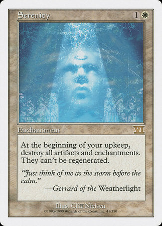 Serenity [Classic Sixth Edition] | Jomio and Rueliete's Cards and Comics