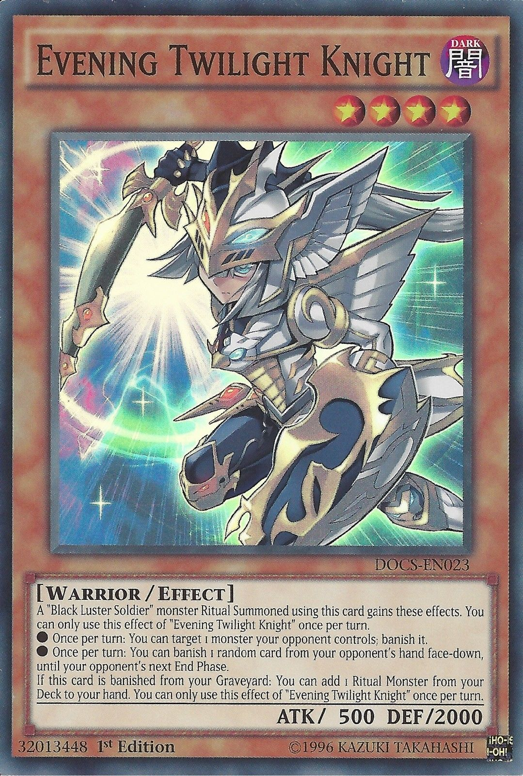 Evening Twilight Knight [DOCS-EN023] Super Rare | Jomio and Rueliete's Cards and Comics